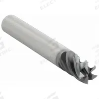 WIDIA HANITA Square End Mill: Carbide, AlTiN Coated, 5 Flute, 1/4" Mill Dia, 1-1/8" LOC, 3" OAL (MPN 5V1E07002ST)