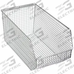 QUANTUM STORAGE SYSTEMS Hang and Stack Bin: 8 in x 14 1/2 in x 7 in, Silver, Dividers Not Included (MPN QMB540C). Key specifications — Electrostatic Discharge: Not Electrostatic Discharge Conductive; Brand: QUANTUM STORAGE SYSTEMS; % Recycled Content: 0%.