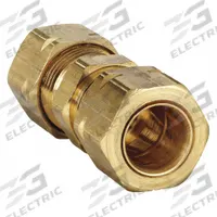 PARKER Compression Fitting Union: 1/4 in OD x 1/4 in OD Fitting Size, Brass, 50 PK (MPN 62CA-4). Key specifications — Brand: PARKER.