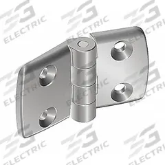 Hinge: 48 mm x 87 mm, 45 Series, For 10 mm Slot Wd, Silver, Aluminum, 6.6 mm Mounting Hole, Butt (MPN 095A4545F). Key specifications — Brand: FATH INC.; Product Type: Standard Hinge; Material: Aluminum; Hinge Type: Butt.