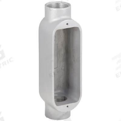 HUBBELL KILLARK Conduit Outlet Body: Aluminum, 1 in Trade Size, C Body, 12 cu in Body Capacity - C - Straight Type
