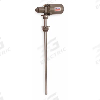 LINCOLN Air Drum Pump: Pump Only, 3.5:1, 6 gpm Max. Flow Rate, 120°F Max. Fluid Temp. - Standard Dispensing Piston Drum Pumps