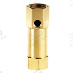 CONRADER Check Valve: In Line, Brass, 3/8 in (F)NPT, 3/8 in (F)NPT, 500 psi Max. Pressure (MPN CLB38). Key specifications — attr291949: 3/8 in (F)NPT; attr291950: 3/8 in (F)NPT; attr291957: Brass; attr294749: CONRADER.