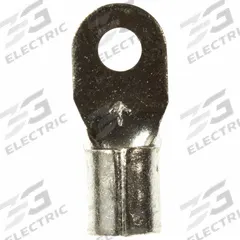3M Ring Terminal: Bare, #4 Stud Size, 12 AWG to 10 AWG Wire Sizes, 1,000 V, Brazed Barrel & Seam (MPN M10-4R/SK). Key specifications — Brand: 3M.