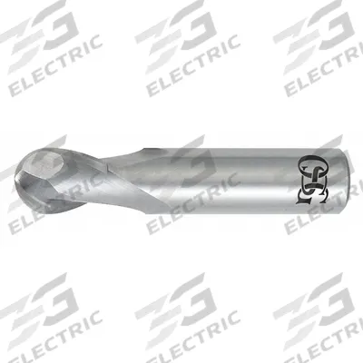 OSG Ball End Mill: Carbide, 2 Flute, 7 mm Mill Dia, 12 mm LOC, 51 mm OAL (MPN 412-2756-BN) - General Purpose Carbide Ball End Mills