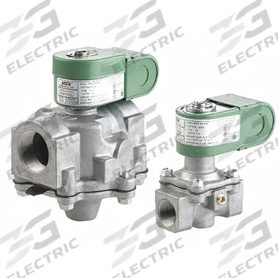 REDHAT Solenoid Valve: 2-Way, Normally Open, 1 1/4 in Pipe Size, 120V AC, With Junction Box - 2-Way/2-Position, Normally Open Solenoid Valves