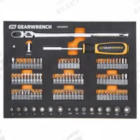 GEARWRENCH Hand Tool Kits: 105 Total Pcs, Electrical and Telecom Tools, SAE (MPN GWMSMBS01). Key specifications — attr538253: GEARWRENCH; attr548973: No; attr548974: 1; attr548975: Ratchet; attr548983: 0.