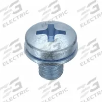 SEMS Screw: Internal Tooth, #8-32 Thread Size, 1/4 in Lg, Steel, Zinc-Plated, Pan, Phillips, 100 PK (MPN MPPII0-800250-100P). Key specifications — Drive Size: #2.