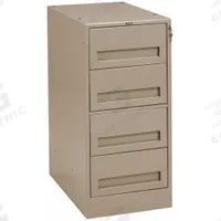 TENNSCO Drawer Pedestal: Drawer, Steel, 15 in Overall Wd, 24 in Overall Dp, Beige, 15 in x 24 in (MPN MD-1524 SAND). Key specifications — Material: Steel; Brand: TENNSCO.