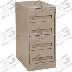 TENNSCO Drawer Pedestal: Drawer, Steel, 15 in Overall Wd, 24 in Overall Dp, Beige, 15 in x 24 in (MPN MD-1524 SAND). Key specifications — Material: Steel; Brand: TENNSCO.