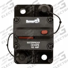 Automotive Mini Circuit Breakers: 42, Stud (MPN CB100). Key specifications — Voltage: 42; Terminal Connection: Stud; Circuit Breaker Type: Auto Reset Circuit Breaker; Brand: BUYERS PRODUCTS.
