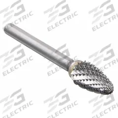 WIDIA Carbide Bur: Ball-Nosed Tree, SF-51, Double Cut, 1/4" x 1/2" Head, 1/8" Shank (MPN M41382). Key specifications — Trade Number: SF-51; Brand: WIDIA METAL REMOVAL.