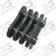 TSUBAKI Clevis Connector: BL646, 4 x 6, 3/4 in Pitch, 1.437 in Chain Overall Wd, Steel, 5 PK (MPN BL646CL). Key specifications — Brand: TSUBAKI.