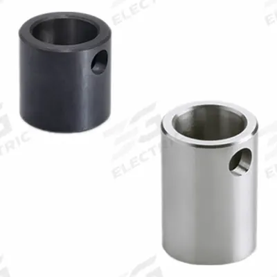 ELESA Hole Reduction Sleeve: Black Oxide Coated Steel, 0.375 in Bore Dia - Hole Reducing Sleeves for Position Indicators