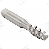 CHICAGO-LATROBE Spiral Flute Tap: M8x1.25 Metric, D5 / 6H, 3 Flute, Plug Chamfer, High Speed Steel (MPN 366160)