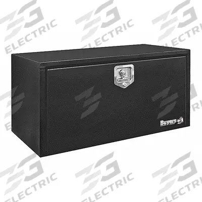 BUYERS PRODUCTS Underbody Truck Box: Underbody Truck Box, Single Drop-Down Door Door, Black - Single Drop-Down Door Boxes
