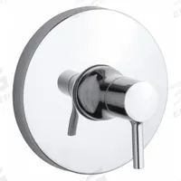 KOHLER Valve Trim: Circle Trim Plate, Metal, Polished Chrome Finish, Lever Faucet Handle (MPN K-TS8981-4-CP). Key specifications — Compatible Product Type: Toobi Rite-Temp K-8304 or K-2971 Pressure-Balancing Valves With Diverters; Brand: KOHLER; Trim Plate Material: Metal; Product Type: Valve Trim; Trim Plate Shape: Circle; Handle Material: Metal; Trim Finish/Color: Chrome.