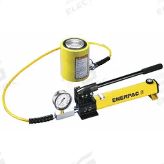 ENERPAC Low Profile Ram and Pump Set: 20 ton Cylinder Nominal Capacity, 1 3/4 in Cylinder Stroke (MPN SCL201H). Key specifications — attr96781: RCS201; attr96779: 6Z067 (Mfr. No. RCS201); attr96780: 6W462 (Mfr. No. P392); attr98877: ENERPAC.