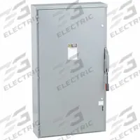 SQUARE D Safety Switch: Fusible, 600 A, Three Phase, 600V AC, Galvanized Steel, Indoor/Outdoor (MPN H366NR). Key specifications — Brand: SQUARE D.