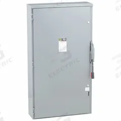 SQUARE D Safety Switch: Fusible, 600 A, Three Phase, 600V AC, Galvanized Steel, Indoor/Outdoor (MPN H366NR). Key specifications — Brand: SQUARE D.
