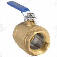 APPROVED VENDOR Manual Two-Way Ball Valve: 2 in, Brass, Straight, FNPT x FNPT, Full Port Ball Port (MPN GG-F600-200). Key specifications — Brand: APPROVED VENDOR; Handle: Lever.