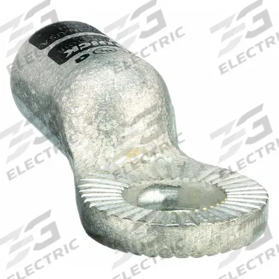 QUICKCABLE One-Hole Lug Compression Connector: Locking Lug, Crimp, Copper, 1/0 ga - Locking Lugs