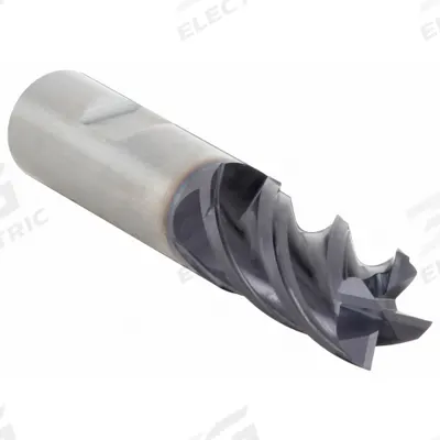 WIDIA HANITA Square End Mill: Carbide, TiAlN Coated, 4 Flute, 5/8" Mill Dia, 1-1/4" LOC - Fast-Cutting Carbide Square End Mills for Steel & Cast Iron