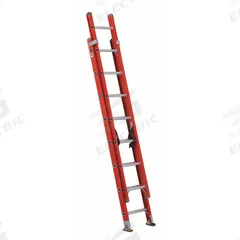 LOUISVILLE LADDER Extension Ladder: 16 ft Ladder Size, Fiberglass, 300 lb Load Capacity, 30 lb Wt (MPN FE3216). Key specifications — Color: Orange; Brand: LOUISVILLE LADDER; Removable Fly: Fixed.