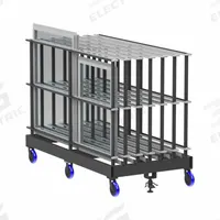 VALLEY CRAFT Frame Cart: 2,000 lb, Gray, 96 3/4 in L x 49 1/2 in W x 71 in H Deck, 6 Levels (MPN EP3523-00). Key specifications — Color: Gray; Caster/Wheel Configuration: (2) Rigid; Brand: VALLEY CRAFT.
