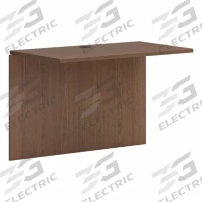 HON Desk Bridge: Laminate, Sepia Walnut, 42 in Overall Wd, 29 in Overall Ht - Desk Returns