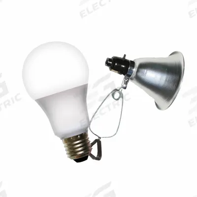 MIRACLE LED Clamp Lamp Grow Fixture: Bulb Included, For Bulb Type A, 120V AC, LED - Clamp-On Fixture Kits