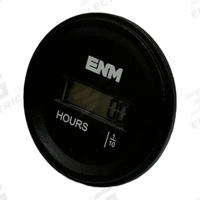 ENM Hour Meter: Hour Meters, Front Panel Mounting, Digital, 5 V AC/DC – 250 V AC/DC