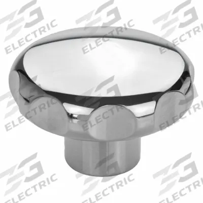 JW WINCO Stainless Steel Hand Knobs; Stainless Steel Star Knobs: Fluted, Stainless Steel - Corrosion-Resistant Fluted Knobs with Threaded Hole