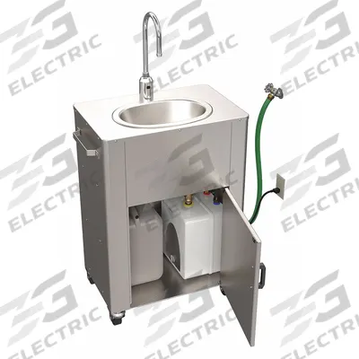 ACORN Portable Hand Washing Station: Water Heater Included, Sensor - One-Bowl Portable Hand Sinks with Faucets