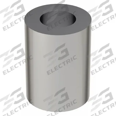 APPROVED VENDOR Spacer: 3/8 in Screw Size, 1 in Overall Lg, Round, Steel, Chrome-Plated - Steel Spacers