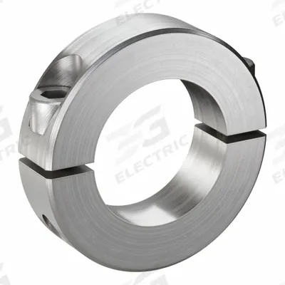 RULAND MANUFACTURING Shaft Collar: 2-Piece, Inch, Round, Clamp-On, 1 1/8 in Bore Dia - Stainless Steel Shaft Collars
