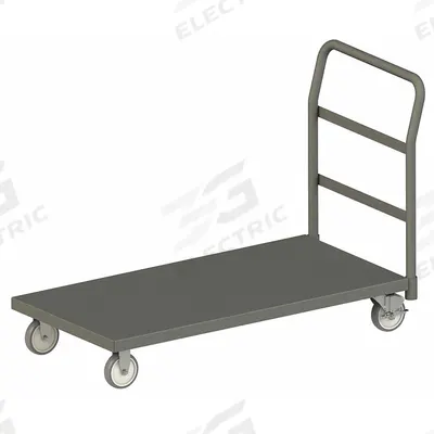 APPROVED VENDOR Platform Truck: 1,400 lb, 48 in L x 18 in W x 7 3/4 in H Deck, Solid - General Purpose Platform Trucks