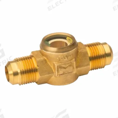 MUELLER Sight Glass: Flare, Brass - Flare Connection Sight Glasses