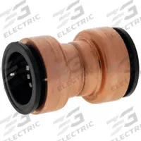 NIBCO Push-Fit Elbow Fitting: Straight, 3/4 in OD x 3/4 in OD Size, Copper, Coupling (MPN 9001250P). Key specifications — Brand: NIBCO.