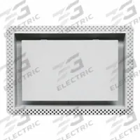 Wall/Ceiling Register: Wall, 5 3/4 in H, 11 3/4 in W, Decorative, Uncoated, White, Plastic Grille (MPN DWLITBD4X10WHT). Key specifications — Adjustable Blades: No; Brand: FITTES; Airflow Directions: One-Way; Grille Color: White.