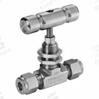 HAM-LET Plumbing Needle Valves: Inline Valve Body, 316 Stainless Steel, Integral Bonnet, Let-Lok (MPN H-300U-SS-L-R-3MM-M). Key specifications — For Media: Liquid; Standards: ISO 15848-1; Brand: HAM-LET; Valve Series: H300U; Stem Type: Regulating; Connection Type - Side 1: Let-Lok; Connection Type - Side 2: Let-Lok; Connection Type: Let-Lok x Let-Lok.