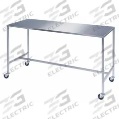 LAKESIDE Instrument Table,H Frame,SS,20 X 16: Fixed Ht, Stainless Steel, 20 in x 16 in (MPN 8386). Key specifications — Unit Type: Not Expandable or Modular; For Environment: Food Service; Assembly: Fully Assembled; Wheel Material: Rubber; Frame Material Finish: Unfinished; Mobility: Casters; Height Adjustability: Fixed Height; Included Components: No Additional Components.