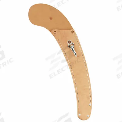 JAMESON Leather Scabbard: 22 1/2 in Overall Lg, Hard Chrome Plated Metal, 6 in Overall Wd - Pole Saw Accessories
