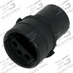 SURE-SEAL Circular Connector: SS-6, Plug, 3 Male / 3 Female, 8 A, 18 to 14 AWG Wire Size, IP67 (MPN 120-8552-006). Key specifications — Wire Size: 18 to 14 AWG; Includes Contacts: Contacts Not Included; Contact Type: Crimp; Brand: SURE-SEAL CONNECTIONS; IP Rating: IP67; Series: Sure-Seal; Contact Gender: Female; Voltage Rating: 400V AC.