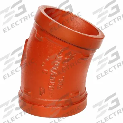 GRUVLOK Metal Pipe Elbow: 22 1/2° Elbow - Grooved Pipe Fittings