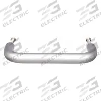 MONROE PMP Pull Handle: Threaded Holes, Aluminum, Silver, 1/4"-20 Screw Size, 0.75 in (MPN PH-0106). Key specifications — Brand: MONROE PMP; Projection Type: Non-Recessed; Material: Aluminum; Finish: Dull Anodized; Color: Silver; Folding Type: Fixed; Mounting Type: Threaded Holes; Screw Size: 1/4"-20.
