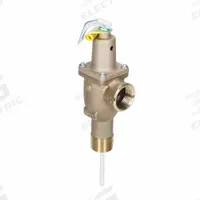 WATTS Temperature and Pressure Relief Valve: Section XIII ASME Section, MNPTF x FNPTF (MPN F121431). Key specifications — Brand: WATTS; Body Material: Copper Silicon Alloy.