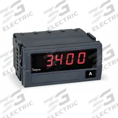 SIMPSON ELECTRIC Digital Panel Meter: 9,999 Display Span - Max, 120 V AC, 0.56 in Digit Ht - Max. (MPN F45-1-46-0-A). Key specifications — attr1042966: F45-1-46-0-A; attr1042969: +/-0.5% of Reading +/- 35 Count; attr1042981: Red; attr1042982: LED; attr1042990: Instructions; attr1042993: 4X; attr1043003: Digital Panel Meter; attr1043006: F45.