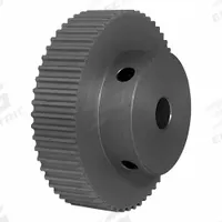 DAYTON Timing Pulley: Modified Curvilinear, Fixed, For GT Timing Belt Section, For 9 mm Belt Wd (MPN 56-3P09M6A8). Key specifications — Brand: DAYTON; Finish: Clear Anodized; For Belt Series: Powerhouse®.