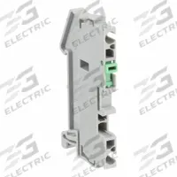 SCHNEIDER Terminal Block: DIN Rail Mounting Type, Spring Wire Termination, 2 Wire Terminals, 16 A (MPN NSYTRR22SC). Key specifications — Brand: SCHNEIDER; For Minimum Wire Size: 28 AWG; Wire Termination Style: Spring.
